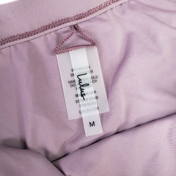 Lulus Feeling Beach-y‎ Dusty Purple Bikini Bottom M High Waist - Picture 5 of 10